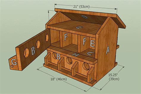 sheet metal birdhouse plans|My Favorite Martin House .